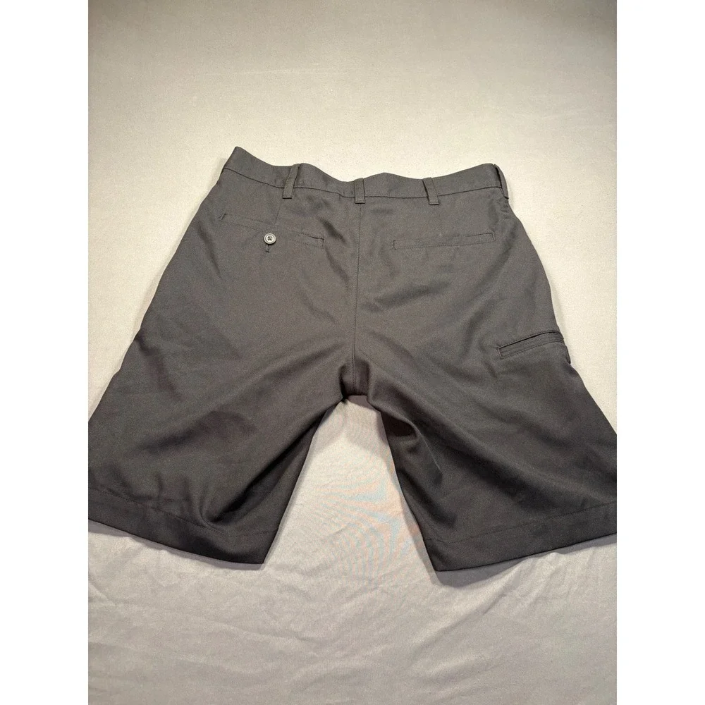 PGA Tour Mens Black Flat Front Golf Shorts Size‎ 32 Side Pocket Performance
